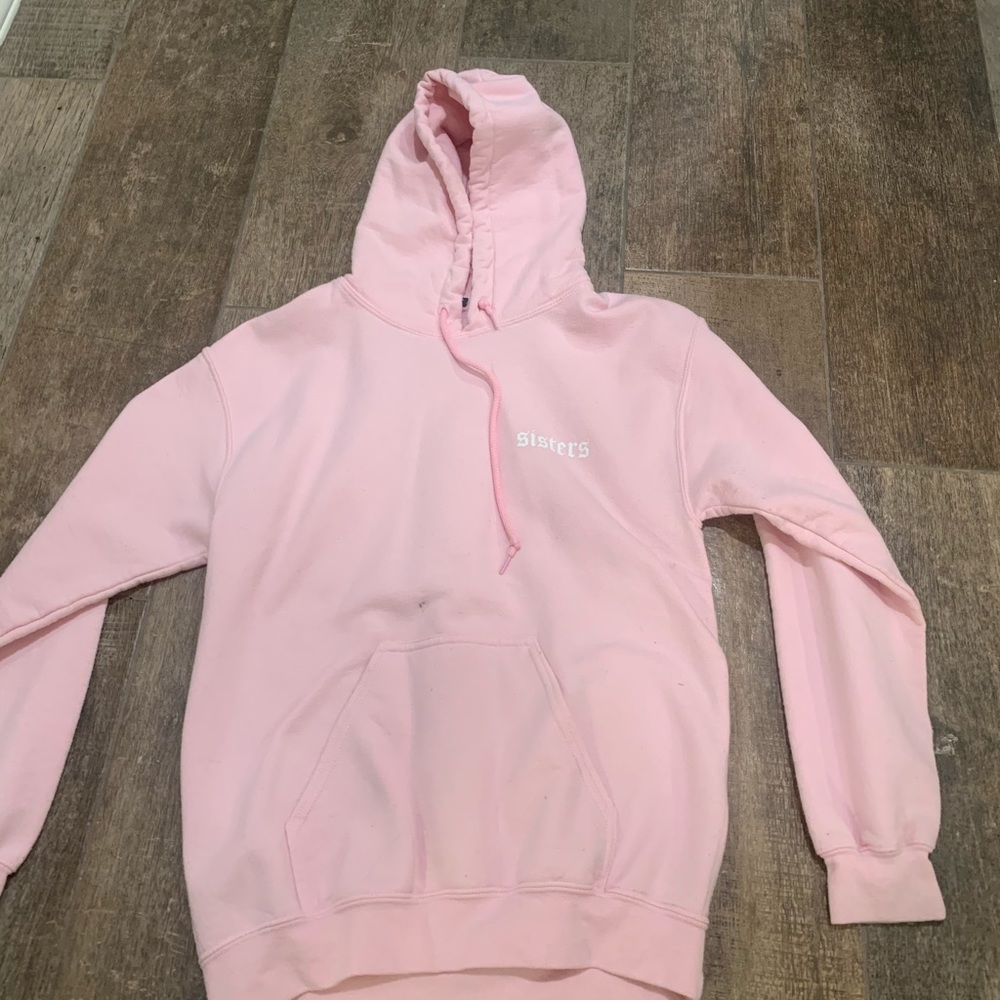 James Charles merch! light pink hoodie